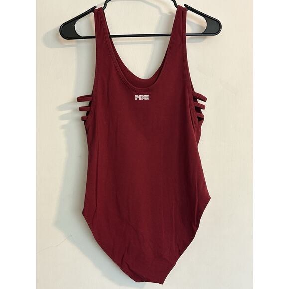 PINK Victoria's Secret 5th & Ocean Texas A&M Aggies Women’s Tank Bodysuit Size M - Picture 2 of 7